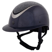 Indlæs billede til gallerivisning BR ridehjelm Theta Glamourous Glossy navy