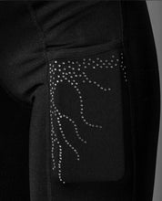 Indlæs billede til gallerivisning Montar Marlon pull on crystal tights - sort
