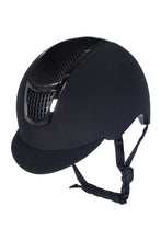Indlæs billede til gallerivisning Ridehjelm Carbon str L (59-61)
