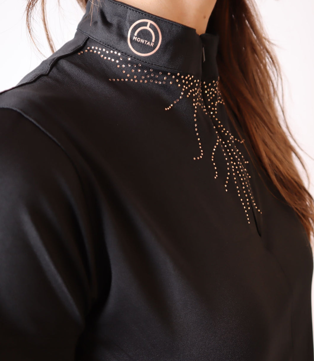 Femka rosegold polo black