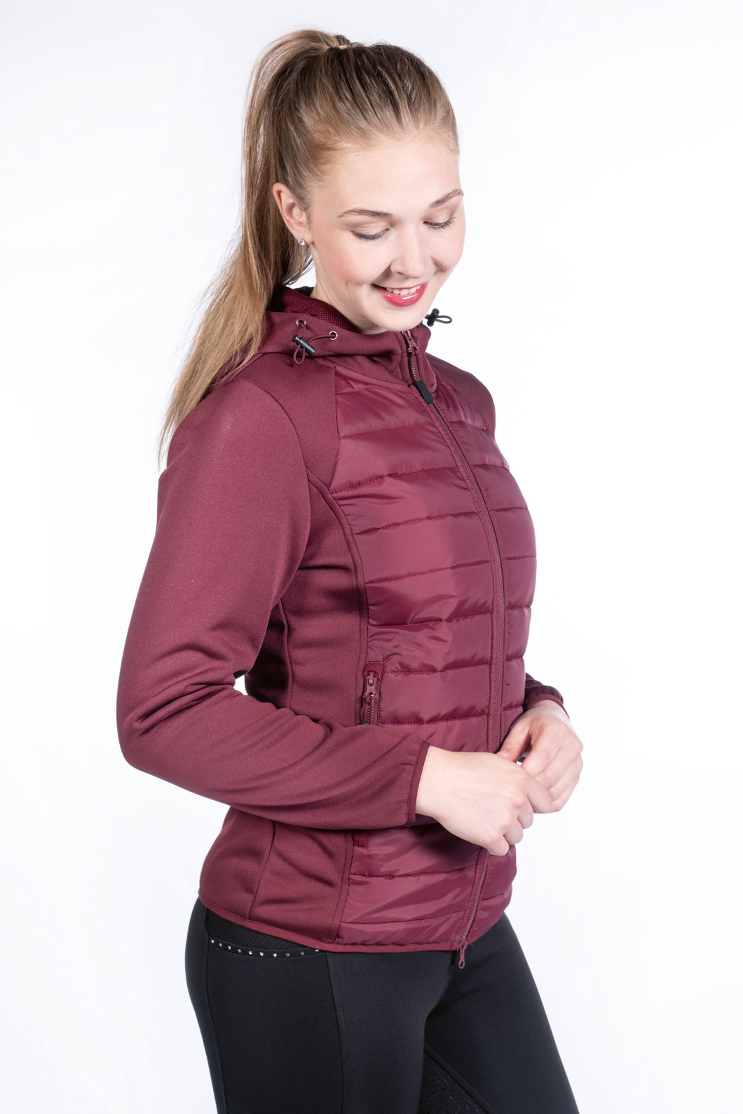 Sweatjakke -Style- VINRØD